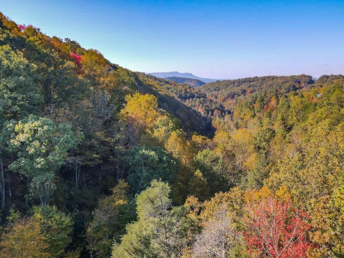 Nice View Fireplace, Hot Tub, Porch Bed, Private Sevierville Exterior foto